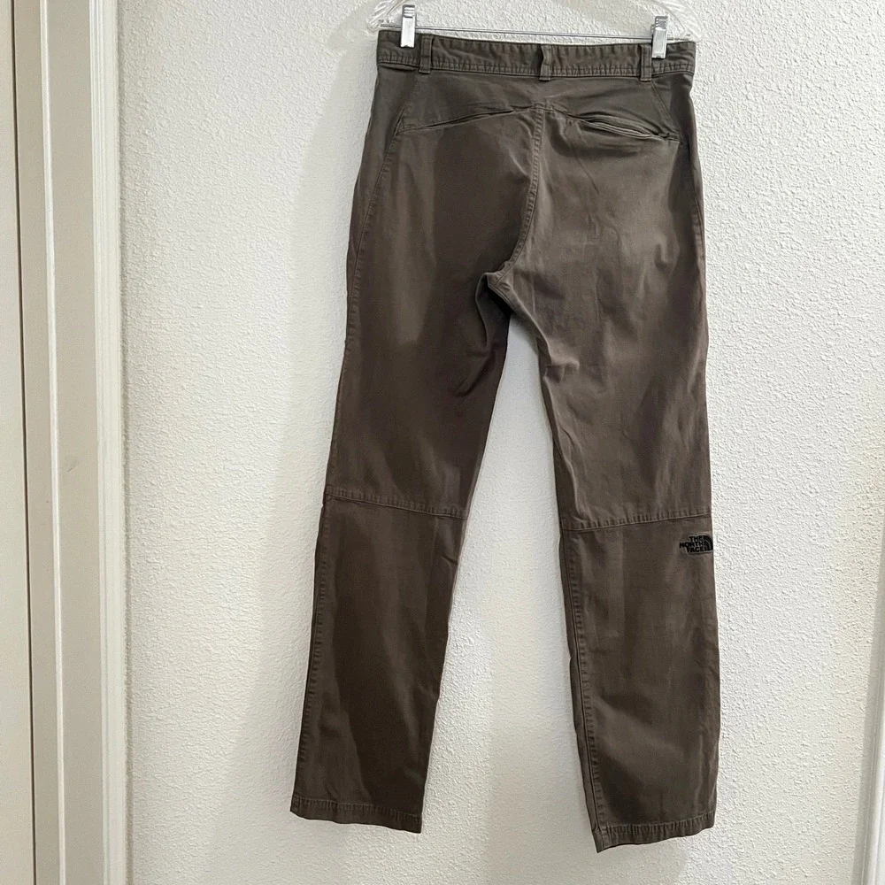 The North Face Mens Brown Hiking Pants Size 30 Regular Canvas Outdoor Trousers